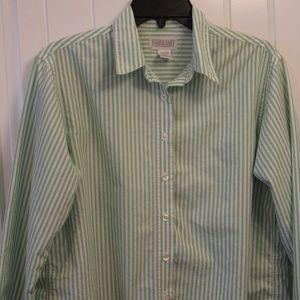 Land's End womens button up top